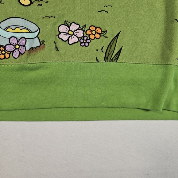 Disney Parks Winnie The Pooh And Friends Sweatshirt Crewneck Size Medium AOP - Picture 9 of 9